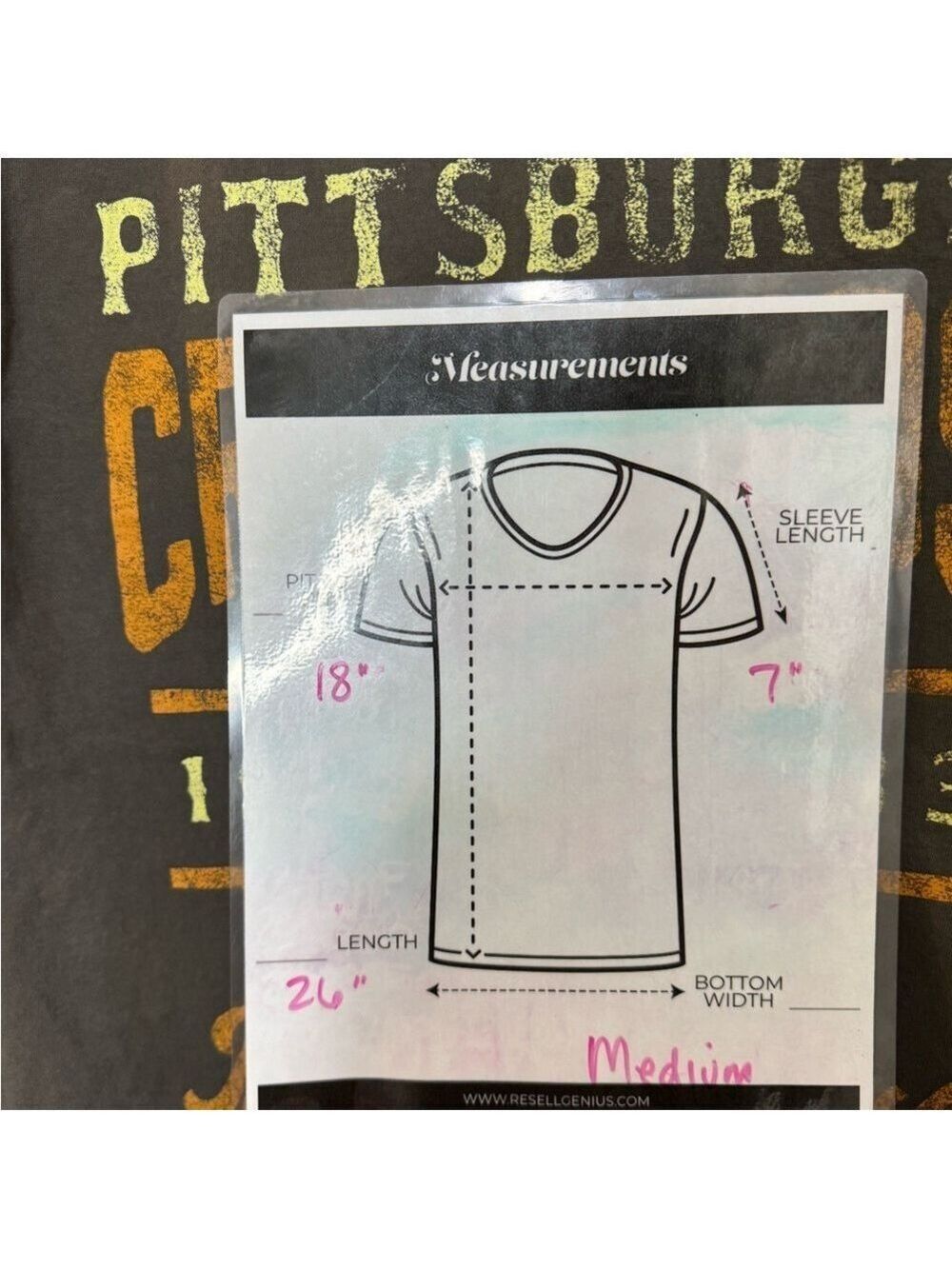 Men's Pittsburgh Crawfords Baseball Club Graphic T-Shirt. Size Medium - Picture 6 of 6